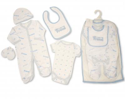 My Little Chick GP-25-1335S  ML25-1335-S "Prince" 5 Piece Set (NB-6 months)