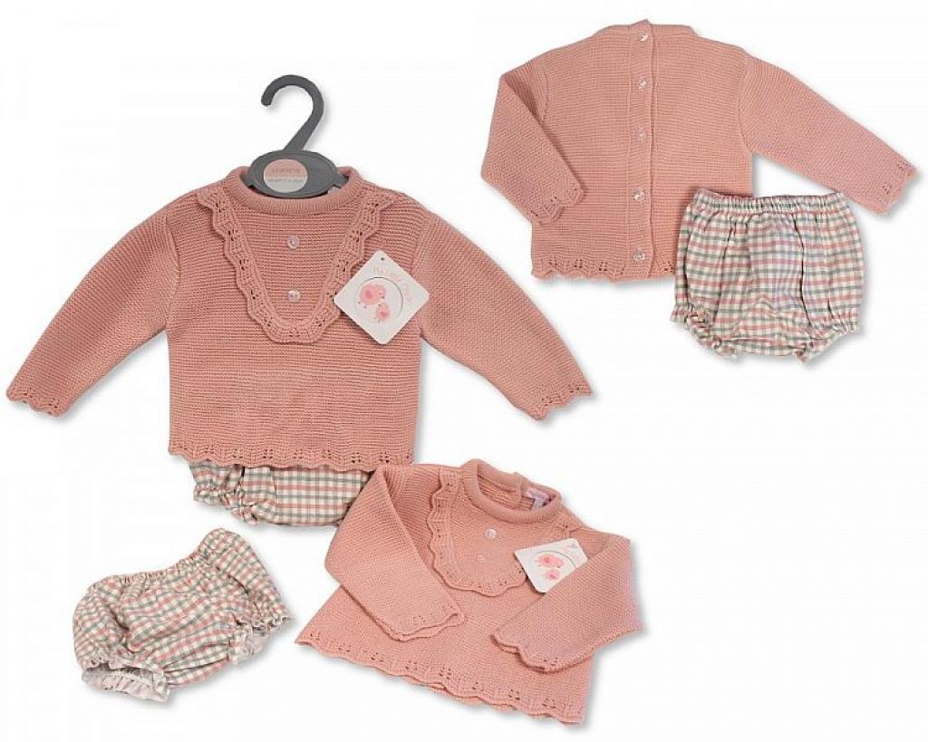 My Little Chick   ML10-1157 Knitted Frilly Jam Pant Set ( Newborn - 9 months)