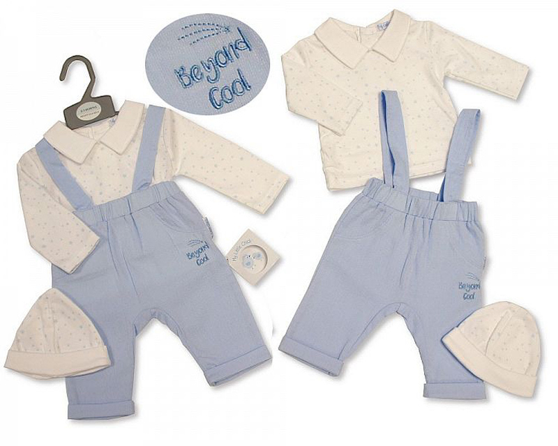 My Little Chick  503532046286 8/5 MLC2286  Dungaree Set(Newborn - 3 months)