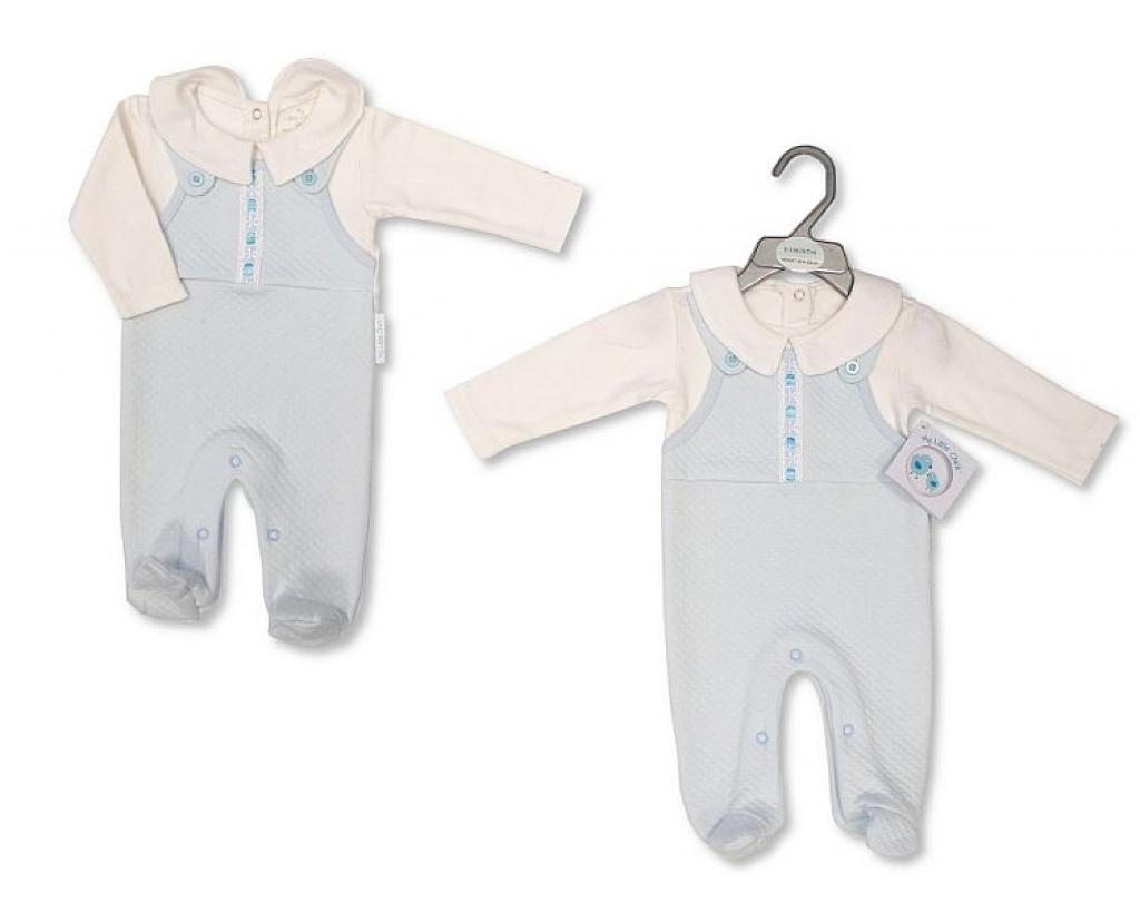 My Little Chick BIS-2020-2490S 5035320424907 MLC2490S Lace Trim All in one (Newborn - 6 months)