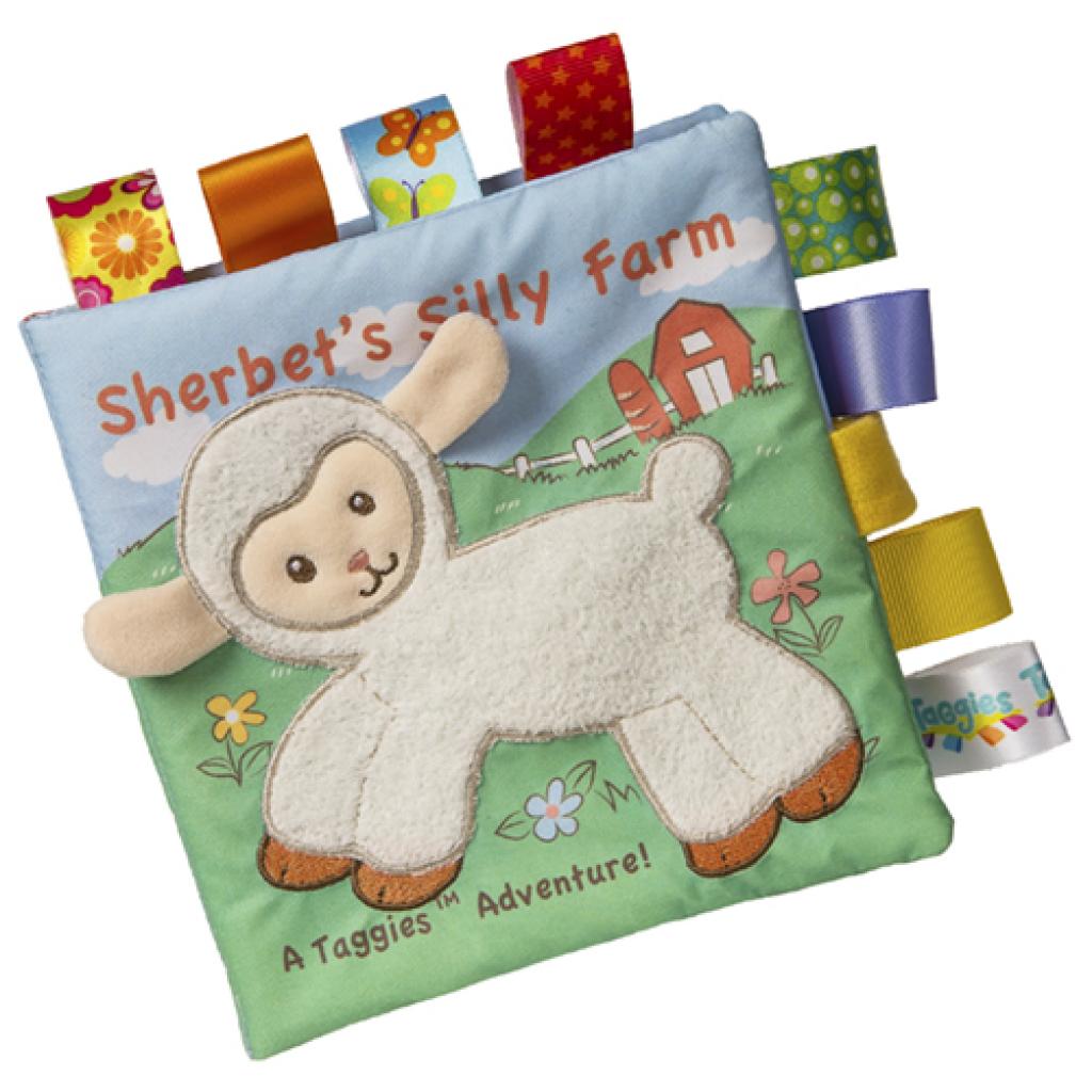 Mary Meyer 40130M  MM40130M Taggies Sherbert Lamb Soft book  – 6×6″