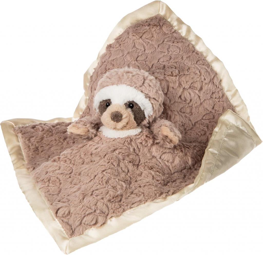 Mary Meyer 42735M  MM42735M Putty Nursery Stuffed Sloth Comforter 13"