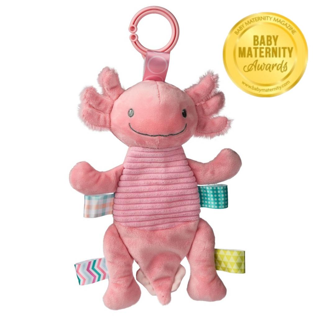 Mary Meyer 41620M 719771416209 MM41620M Taggie Lizzy Axolotl Crinkie  Rattle