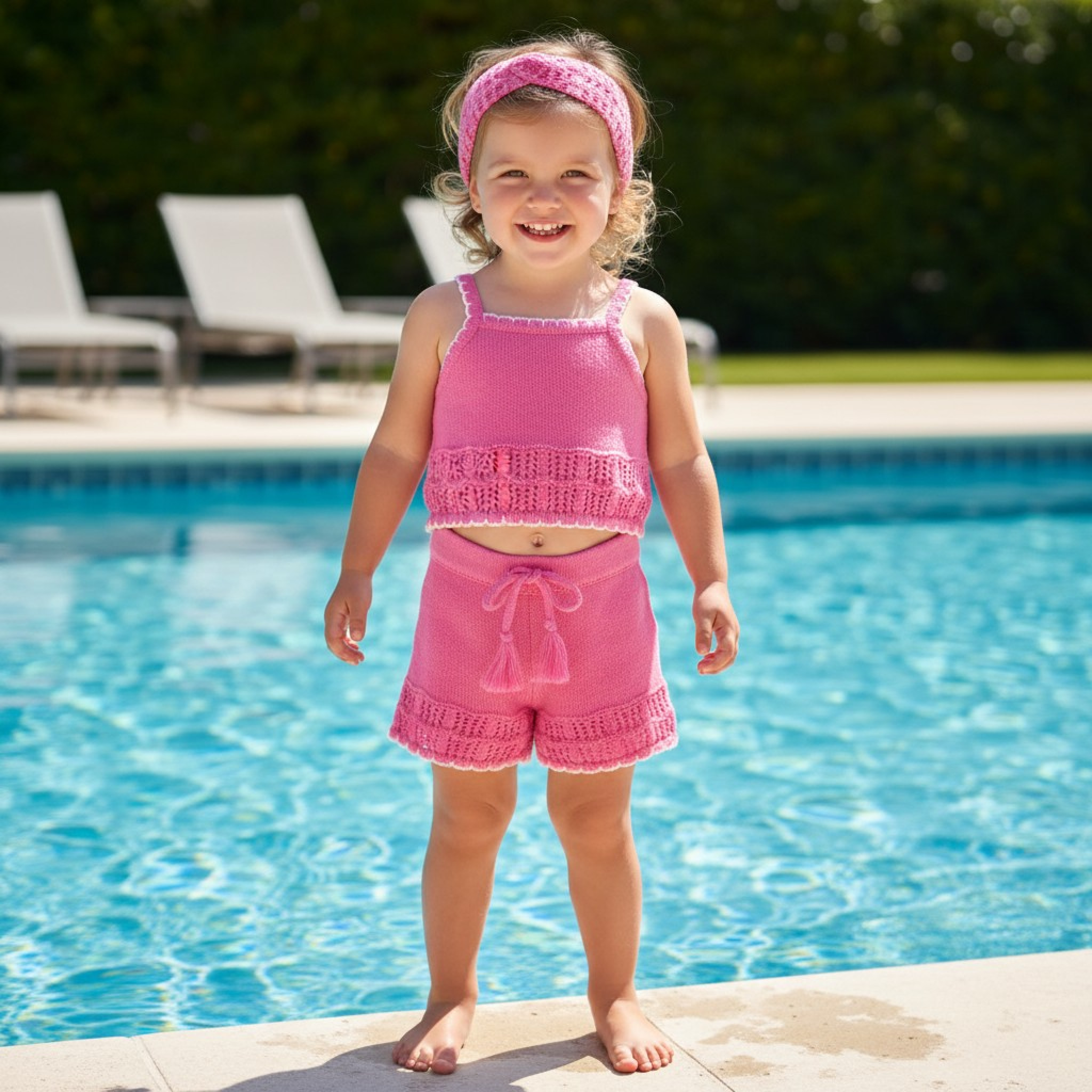 Miss F10381 TOD 5056756585112 MSF10381-C True Knit Sun Set and headband(2-4 years)