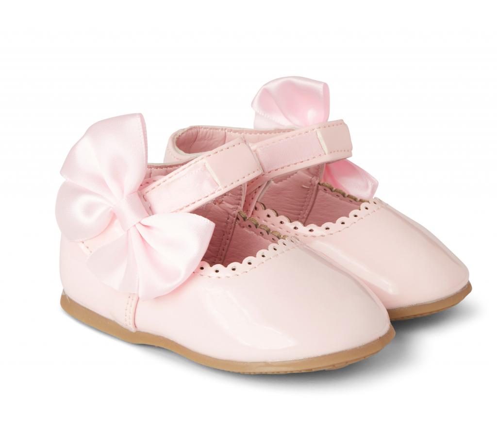 Melia  * MeBiancaP Pink  Bow Shoes Pack of 12 (Sizes 3-8)