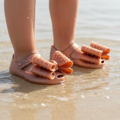 MeJane-C-B  Camel Jelly Bow Shoes Pack of 12  (EU26-31)