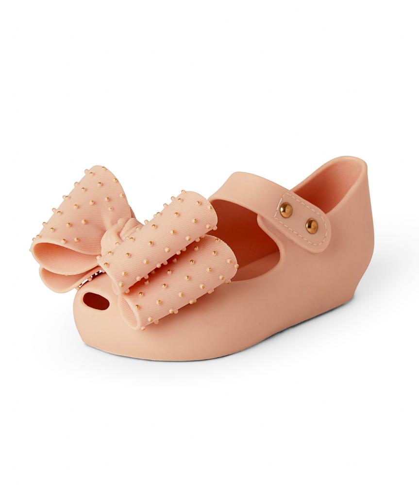 Melia  * MeJane-P-B Pink Jelly Bow Shoes Pack of 12 (EU26-31)