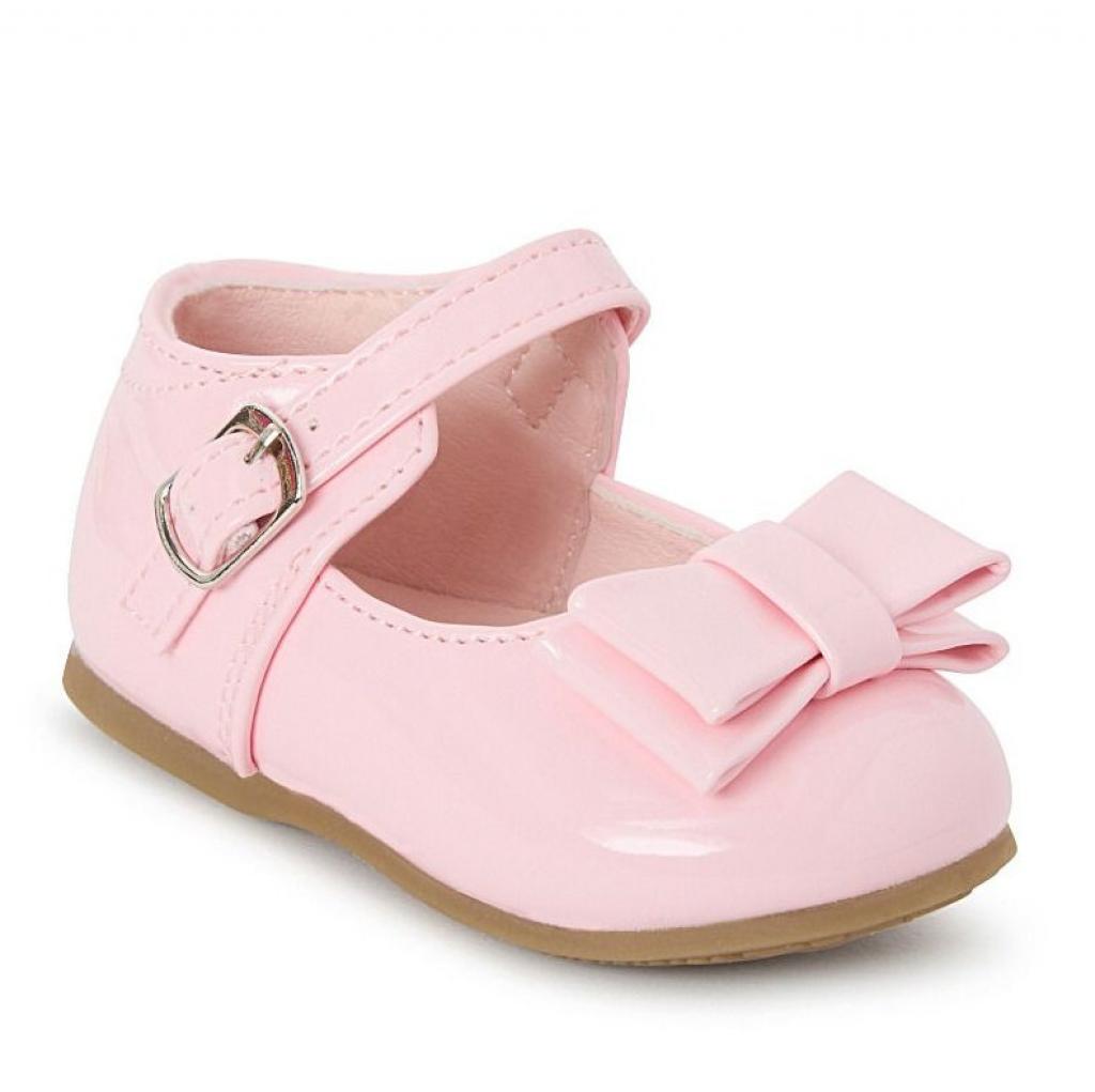 Melia  * MeJemma_P Pink Bow Shoes Pack of 12 (Sizes 3-8)