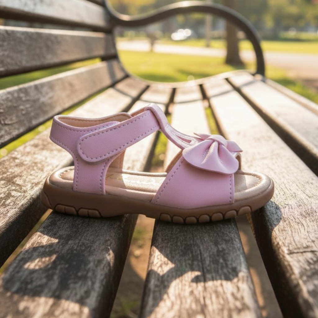 Melia  * MeMatildaPA Pink Bow Sandal Pack of 12 (EU 20-25)