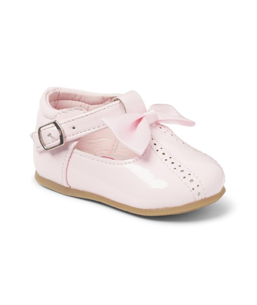 Melia  * MePaulaP Pink Bow Shoes Pack of 12 (Sizes 3-8)