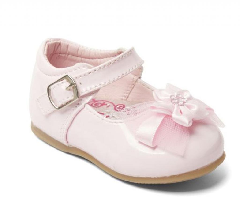 Melia  * MeSandraP Pink Bow Shoes Pack of 12 (Sizes 3-8)
