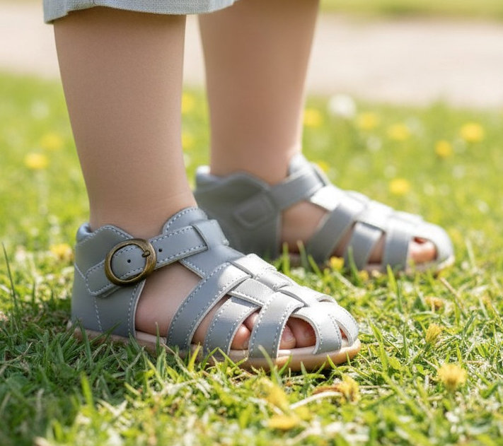 Melia  * MeVictor-G-B Grey Gladiator  Sandal Pack of 12 (EU 26-30)