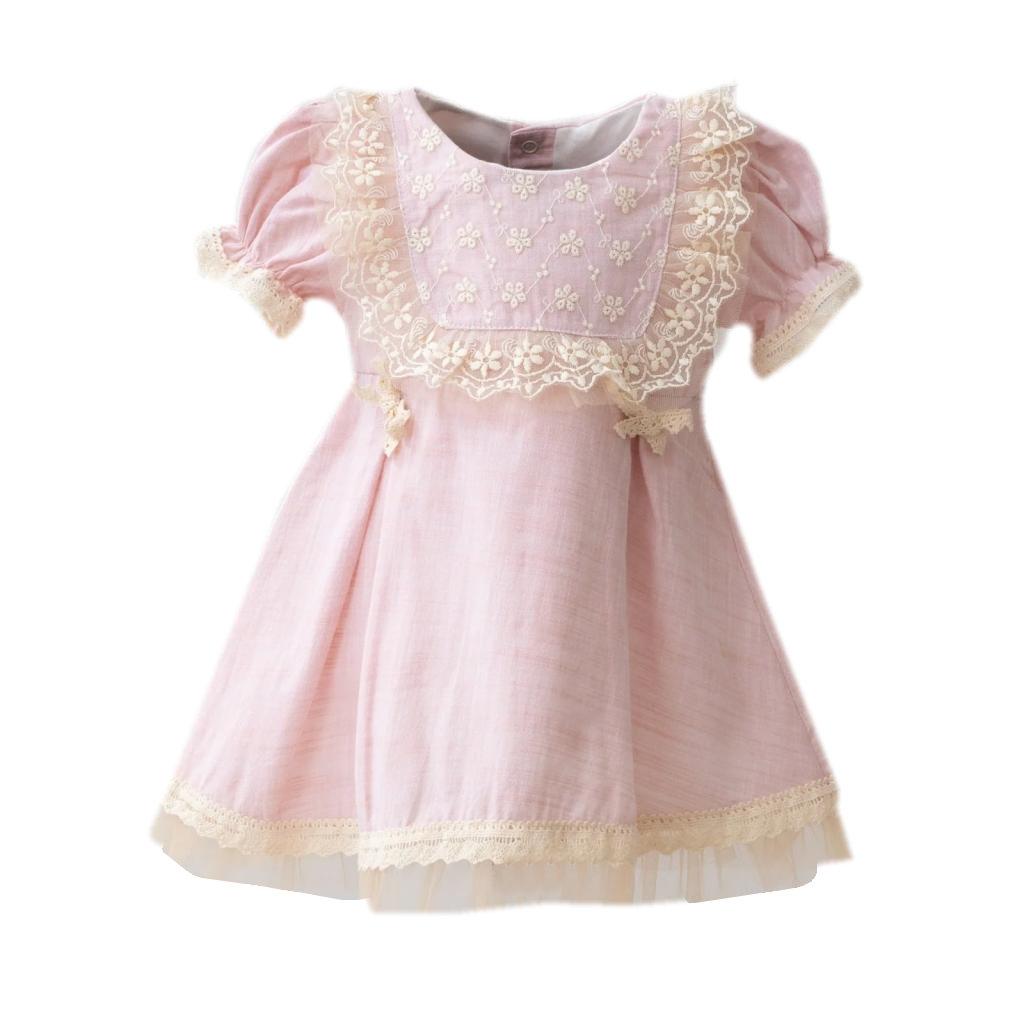 MiniBorn baby China 8682472266775 Mi3264P Lace Dress( 6-24 months)