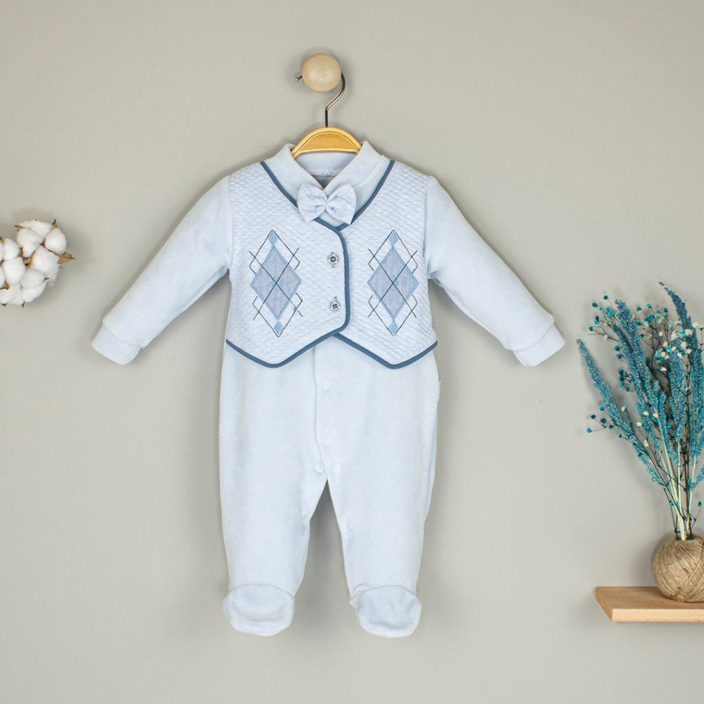 Nono Baby  8690000009190 NO8145 Faux Waistcoat All in one (0-9 months)