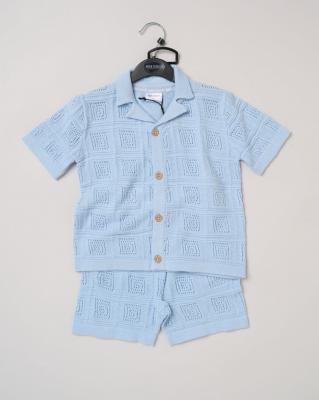 Norn Studio H13770INF * NSH13770B True Knit Cotton Set(9-24 months)