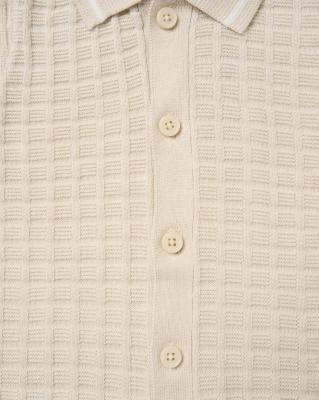 Norn Studio H13853INF * NSH13853A Waffle True Knit Romper( 9-24 months)