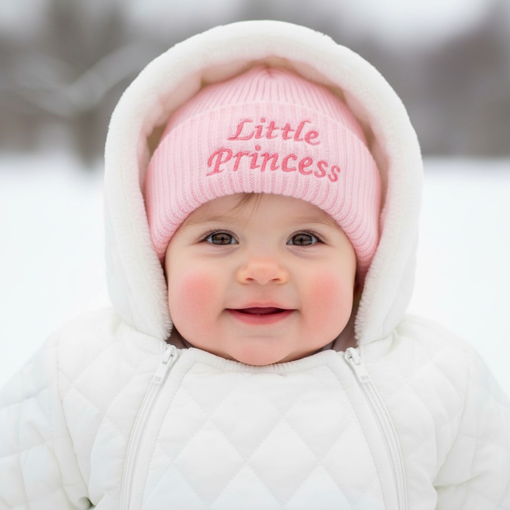 Nursery Time BW-0503-0441 * NT0503-0441 "Little Princess Hat" (0-3 months)