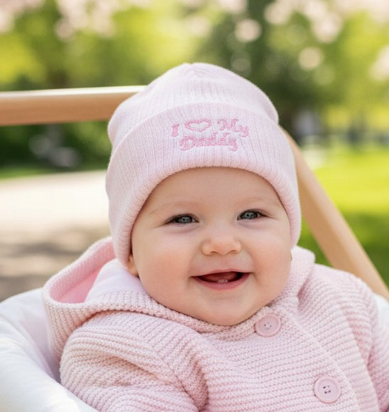 Nursery Time BW-0503-0441 503532040445 5 NT0503-0446 "I love my Daddy" hat(0-3 months)