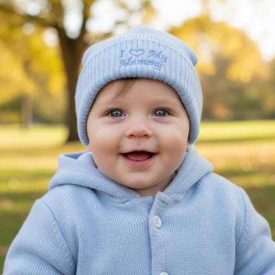 NT0503-0447  "I love my Mummy" hat (0-3 months)