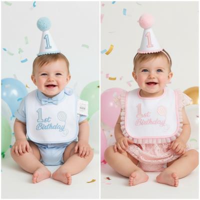 NT0503-0653  Novelty hat and Bib 