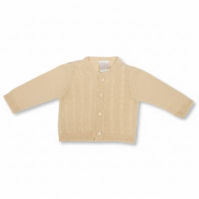 Nursery Time Bw-10-1001T/24  NT10-1001T-24 Taupe Cable Knit Cardigan (9-24 months)