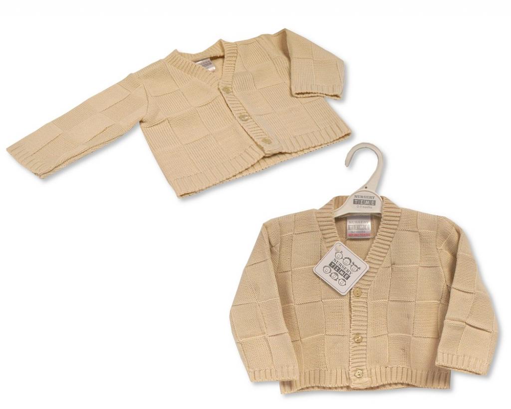 Nursery Time Bw-10-189 5035320101894 NT10-189T Taupe Cardigan (9-24 months)