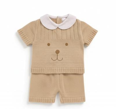 Nursery Time BW-10-829 5035320108292 NT10-829-T Knitted "Teddy" Shorts Set (Nb-9 months)