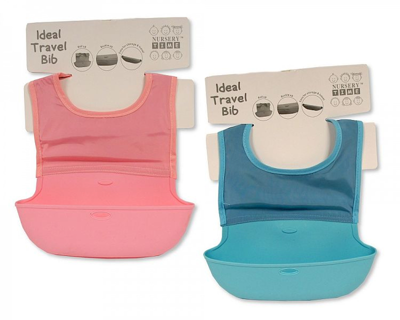 Nursery Time  5035320410498 NT104-819B Blue Travel Feeder Bib