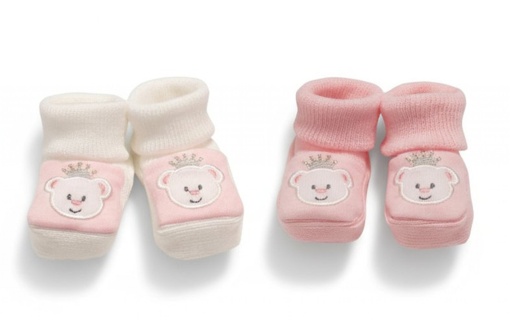 Nursery Time BSS-116-353 5035320163536 NT116-353-P "Princess Teddy" Booties