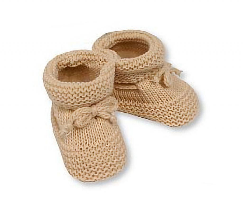 Nursery Time BSS-116-359TP 5035320163611 NT116-359TP Taupe Knitted Booties