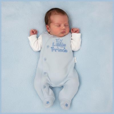 NT202-739  Little Prince  Dungaree & Top  (3-8 lbs)