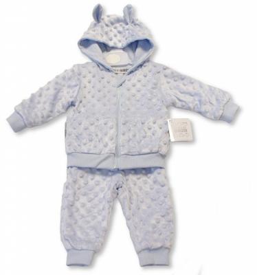 Nursery Time BIS-2020-2615 5035320126152 NT2020-2615 Bubble/Popcorn Two Piece Set (0-9 months)