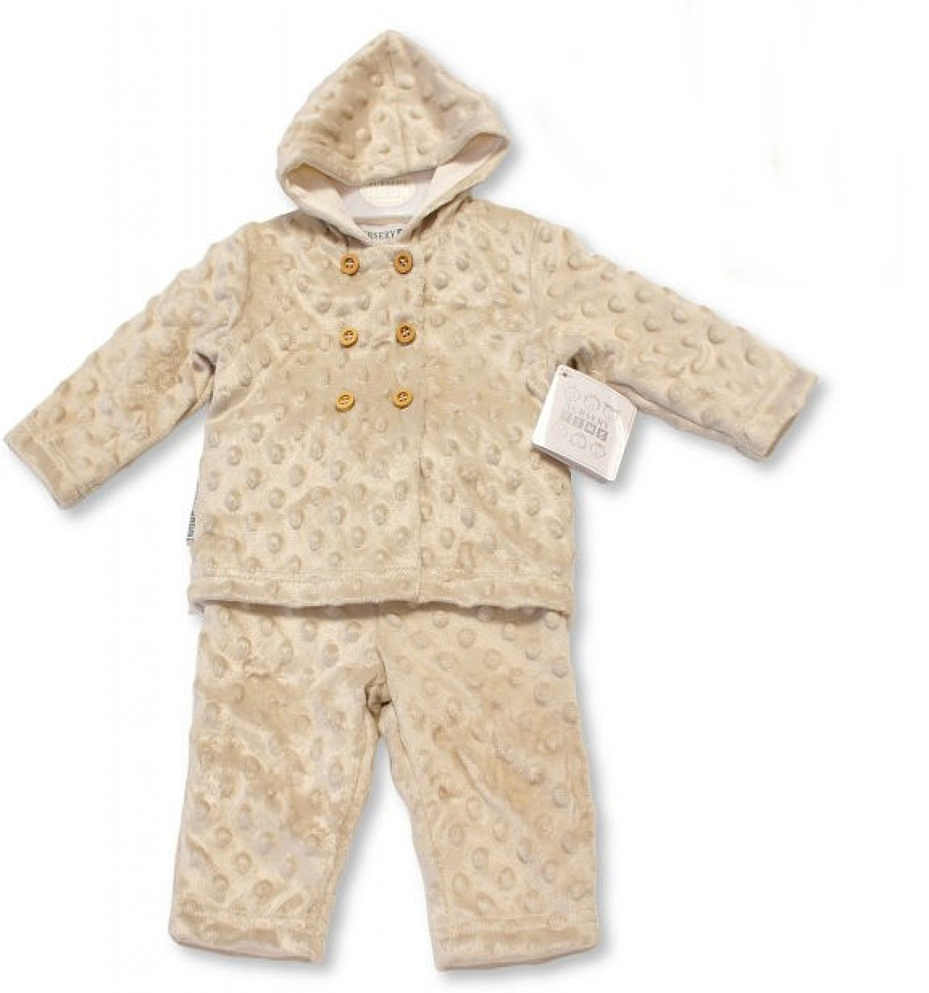 Nursery Time BIS-2020-2617 5035320126173 NT2020-2617 Bubble/Popcorn Two Piece Set (0-9 months)