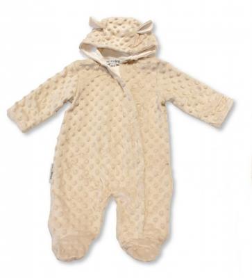 Nursery Time BIS-2020-2619 5035320126197 NT2020-2619-T Bubble/Popcorn Hooded All in One (NB-9 months)