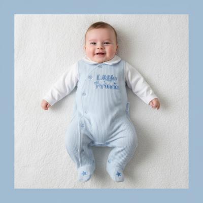 ML2020-2666  Little Prince  Dungaree & Top  (NB-6 months)