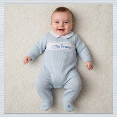 NT2020-2667  Ribbed Little Prince All in one  (NB-6 months)