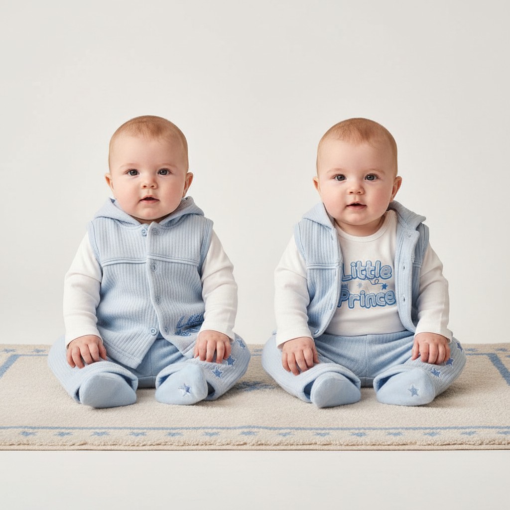 Nursery Time Bis-2020-2669 5035320126692 NT2020-2669 Little Prince  Gilet, trousers & Top (NB-6 months)