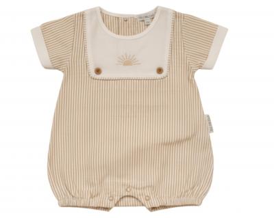 Nursery Time Bis-2120-6191 5035320161914 NT2120-6191-T Striped "Sunrise" Romper (0-6 months)