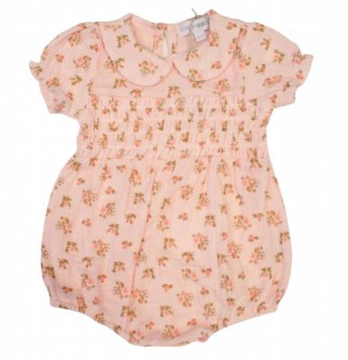 Nursery Time Bis-2120-6348 503532006348 5 NT2120-6348 Floral Rose Romper (Nb-9 months)