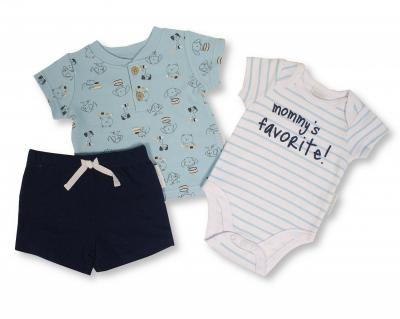 Nursery Time Bis-2120-6355 5035320063553 NT2120-6355-B "Puppy" Shorts Set (0-9 months)