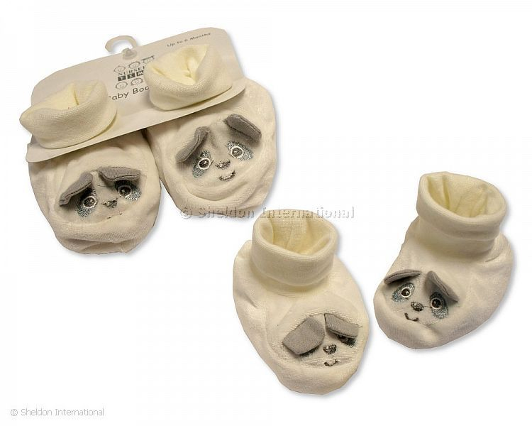 Nursery Time  503532025830 0 NT25-0830 Panda Booties (0-6months)