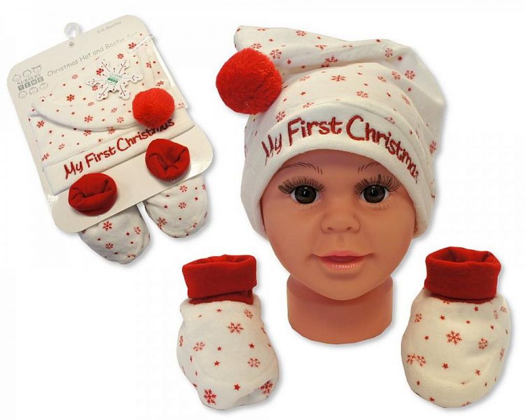 Nursery Time  5035320258393 NT25-0839 "My First Christmas" Gift Set (0-6 months)