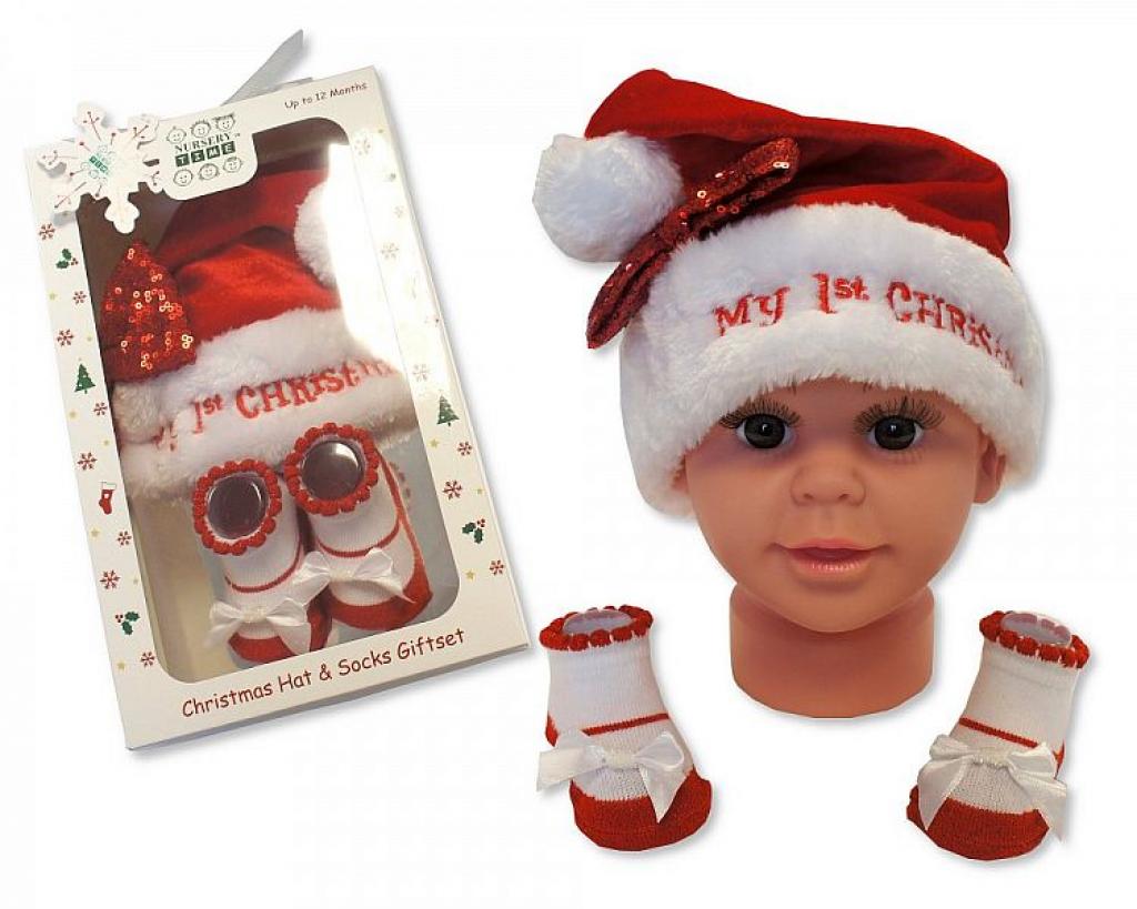 Nursery Time GP-25-0843 5035320258430 NT25-0843 "My 1st Christmas" Gift Set (0-6 months)