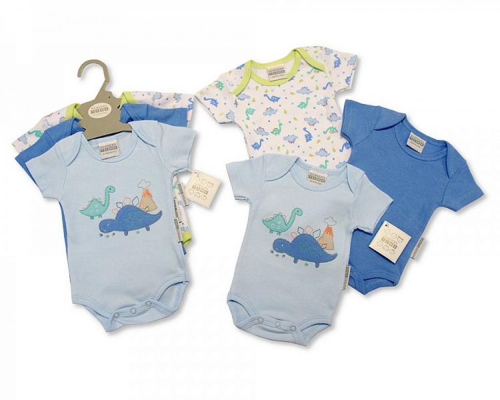 Nursery Time GP-25-0856-1 5035320148564 NT25-0856-1 Triple Pack "Dinosaur" Bodysuit (6-18 months)
