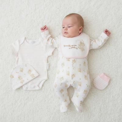 NT25-1146P  "Dancing " 5 Piece Layette Set  (NB-6 months)
