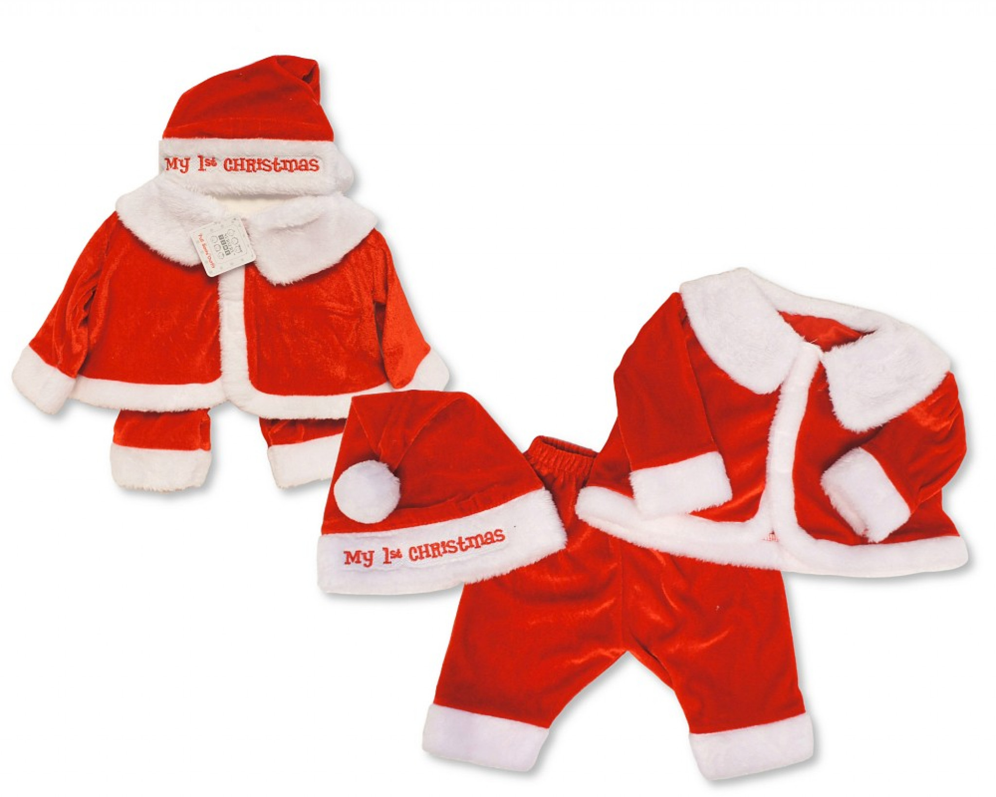 Nursery Time BW-25-1327 5035320513270 NT25-1327 "My 1st Christmas" Set (0-12m)