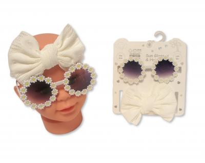 Nursery Time GP25-1406 5035320254067 NT25-1406-W Daisy Sunglasses and Headband Gift (approx 12m)