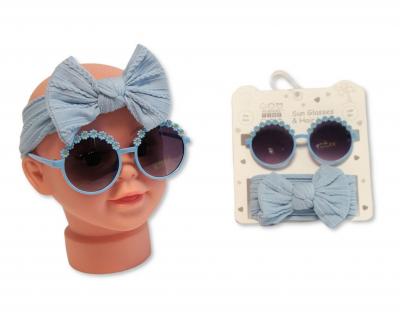 Nursery Time GP25-1408  NT25-1408S Daisy Sunglasses and Headband Gift (approx 12m)