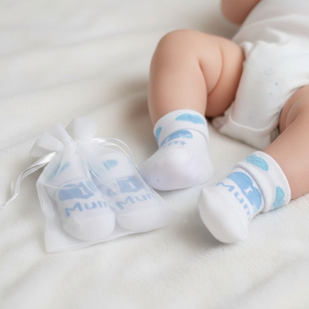 Nursery Time Bw 6115-2116 503532062116 6 NT6115-2116S Sky Mummy Bagged Sock (00-0)