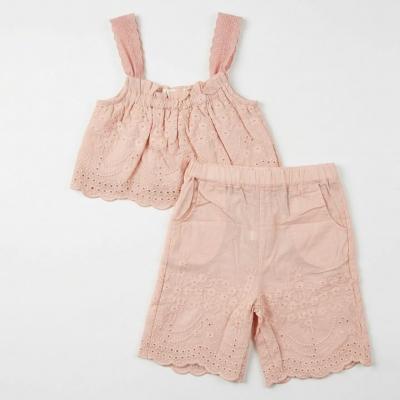 OKLI Fashion Kids  * OK2010 Broderie Anglaise Sun Set ( 6-24 months)